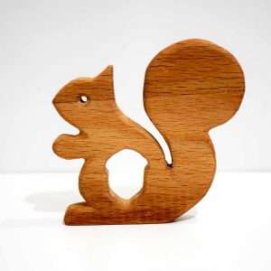 دندان گیر چوبی طرح سنجاب DB12