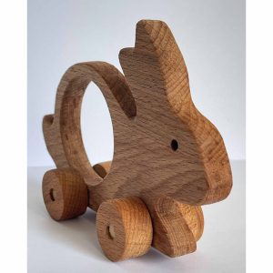 خرگوش چوبی چرخدار DT1