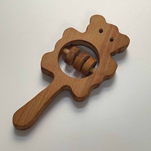 جغجغه و دندانگیر چوبی خرسی